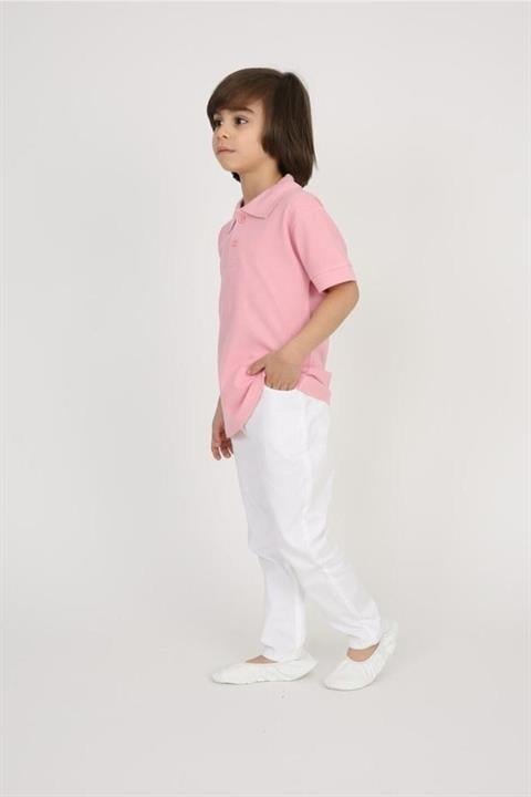 Erkek Çocuk Gabardin Keten Pantolon Lacos T-shirt Takım 23 Nisan 29 Ekim Gösteri Kıyafeti
