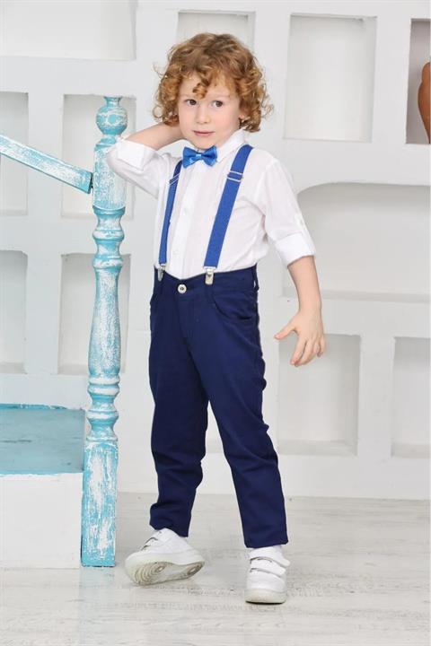ERKEK ÇOCUK GÖMLEK PANTALON ASKI PAPYON TAKIMI 23 NİSAN
