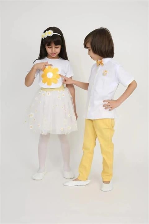 Erkek Çocuk Gömlek Pantalon Takım Gösteri Kıyafeti (sadece Erkek)
