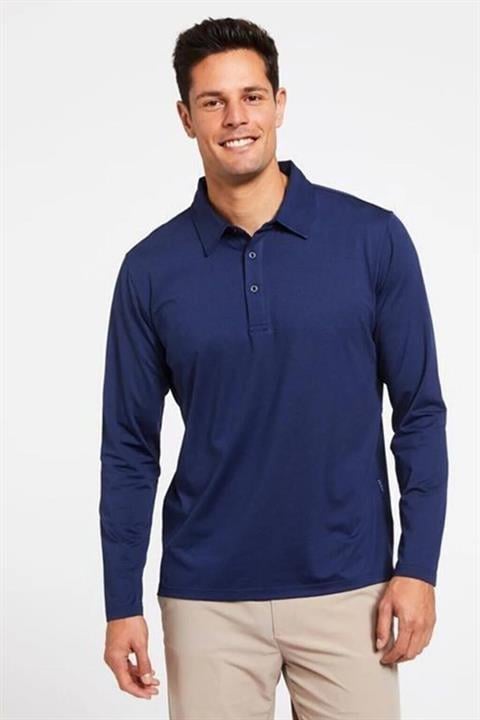 Gri Polo Yaka Uzun Kollu Tişört Pamuklu Uzun Kol Polo Yakalı Kışlık Tshirt