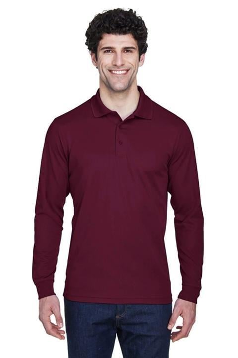 Gri Polo Yaka Uzun Kollu Tişört Pamuklu Uzun Kol Polo Yakalı Kışlık Tshirt