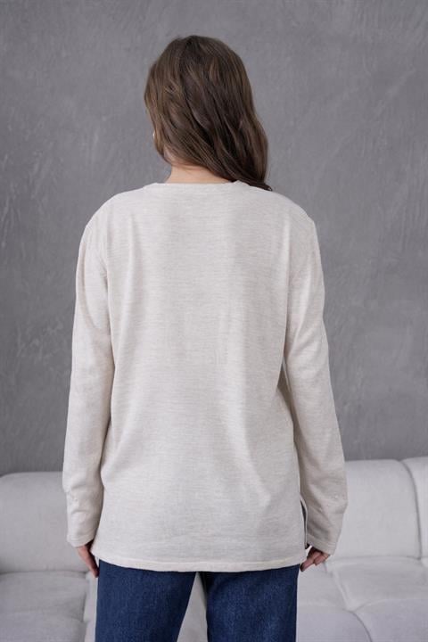 İşleme detaylı anne bluz
