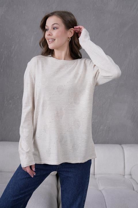 İşleme detaylı anne bluz
