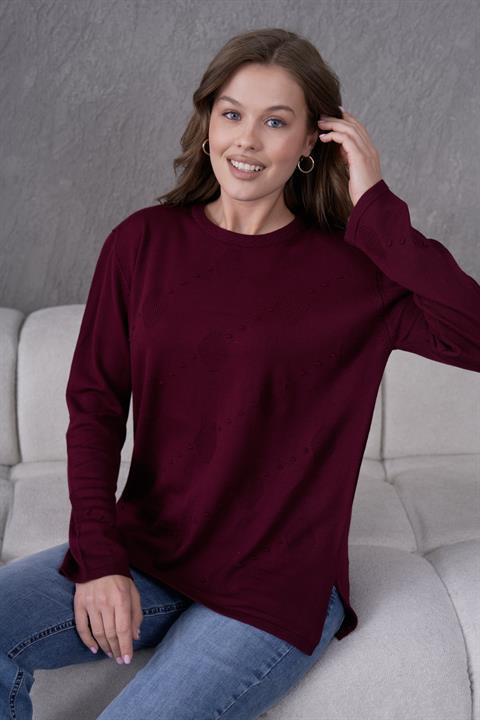İşleme detaylı anne bluz