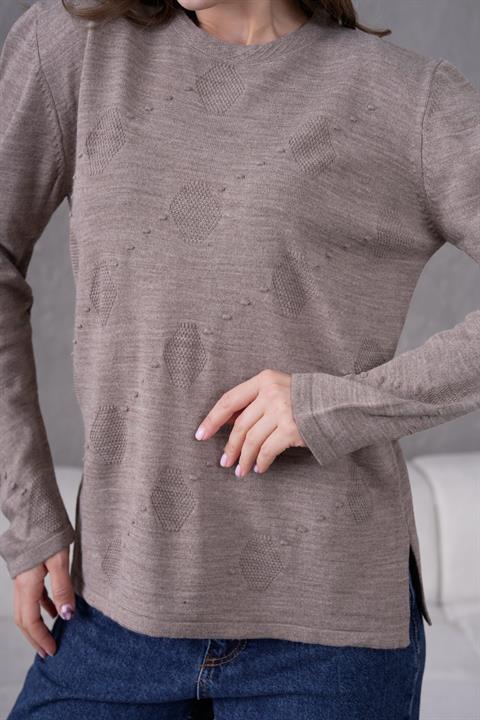 İşleme detaylı anne bluz