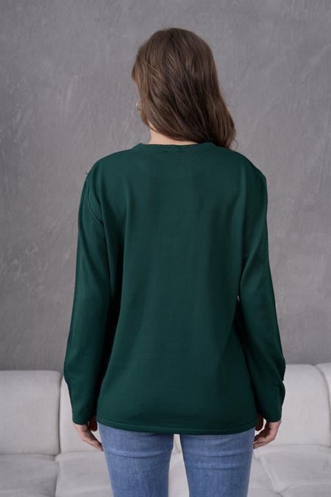 İşleme detaylı anne bluz
