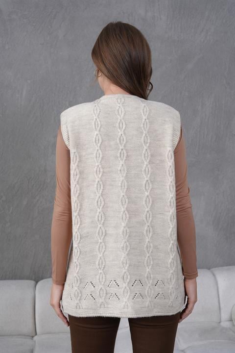 Kadın Anne Triko Yün Yelek Örme