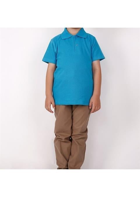 Kısa Kollu Polo Yaka T-shirt