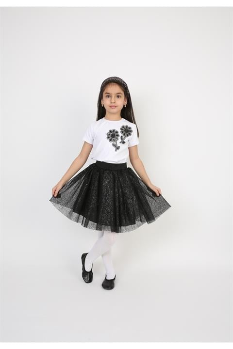 KIZ ÇOCUK 23 NİSAN GÖSTERİ T-SHİRT (yalnızca üst)