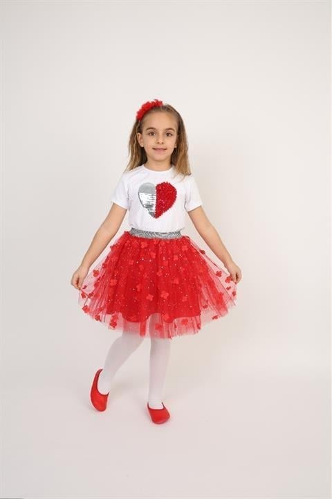KIZ ÇOCUK 23 NİSAN GÖSTERİ T-SHİRT (yalnızca üst)