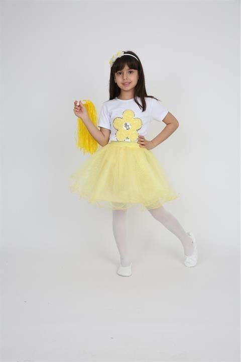 KIZ ÇOCUK 23 NİSAN GÖSTERİ T-SHİRT (yalnızca üst)