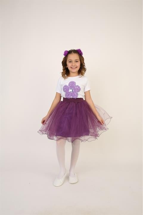 KIZ ÇOCUK 23 NİSAN GÖSTERİ T-SHİRT (yalnızca üst)