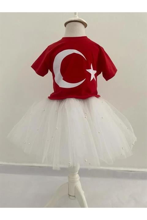KIZ ÇOCUK ALT ÜST TAKIM TSHİRT TÜTÜ ETEK 29 EKİM