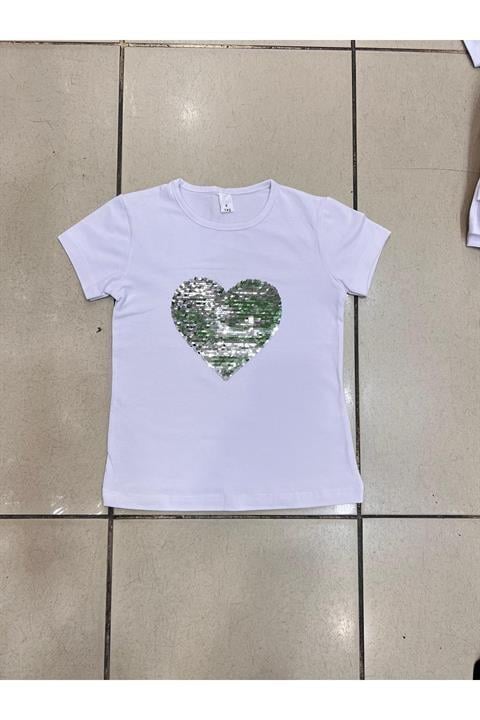 Kız Çocuk Gösteri Kıyafeti Tshirt Motifli