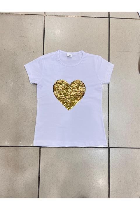 Kız Çocuk Gösteri Kıyafeti Tshirt Motifli