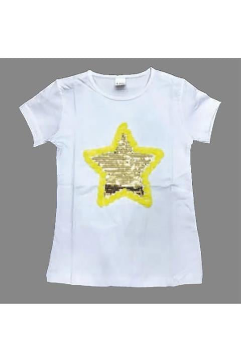 KIZ ÇOCUK TSHİRT DESENLİ BADİ 23 NİSAN