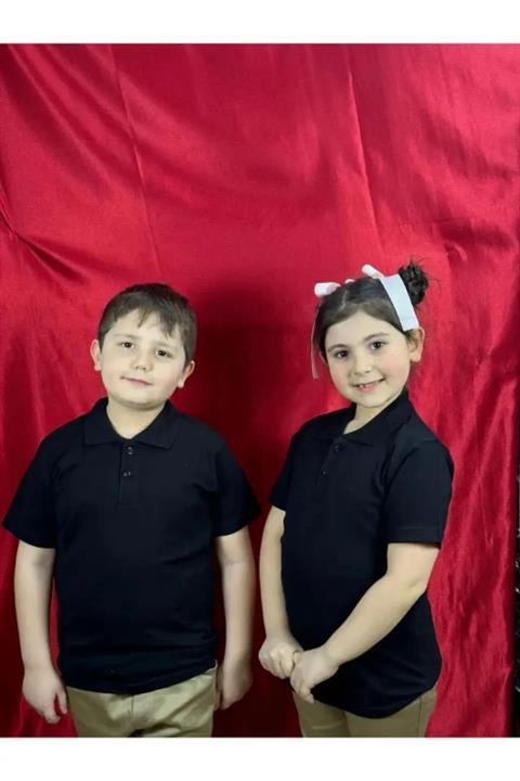 KIZ ERKEK ÇOCUK  KISA KOL POLO YAKA  OKUL KIYAFETİ