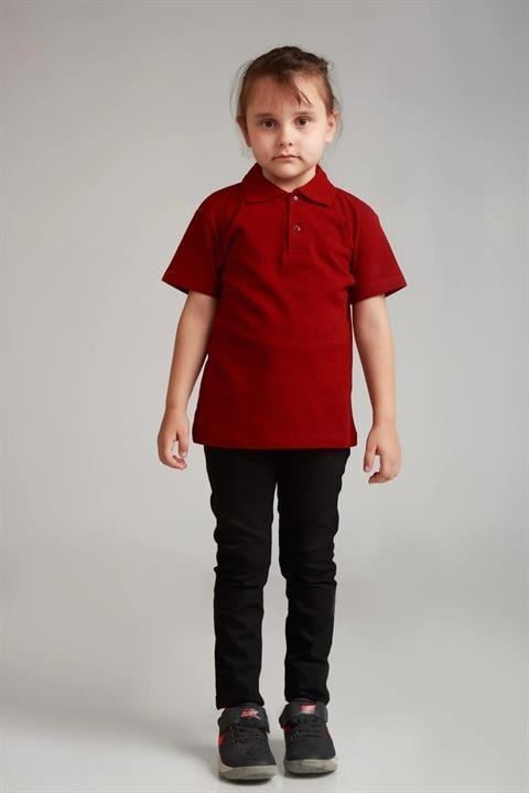 Polo Yaka Okul Penye T-shirt