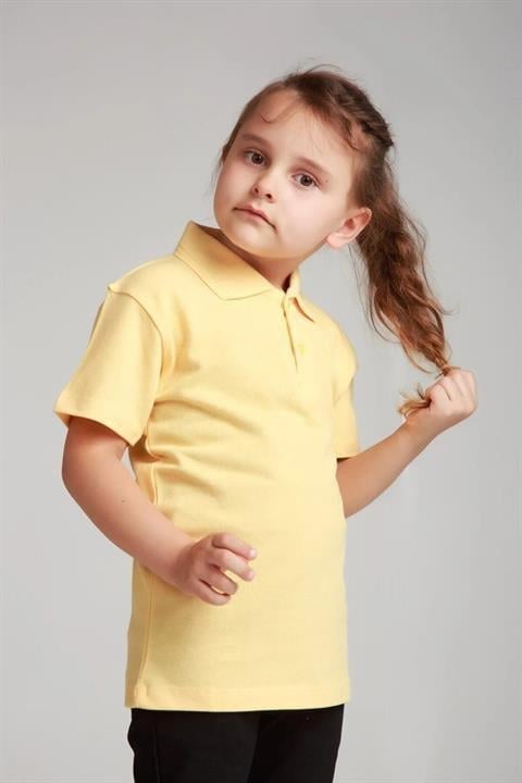 Polo Yaka Okul Penye T-shirt