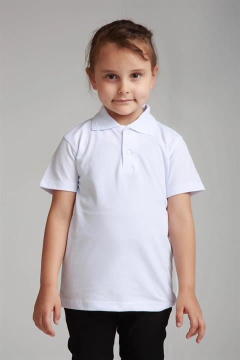 Polo Yaka Okul Penye T-shirt