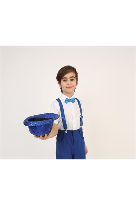 Pullu Payetli Sax Şapka 23 Nisan 29 Ekim 10 Kasım 19 Mayıs Gösteri Kıyafetleri