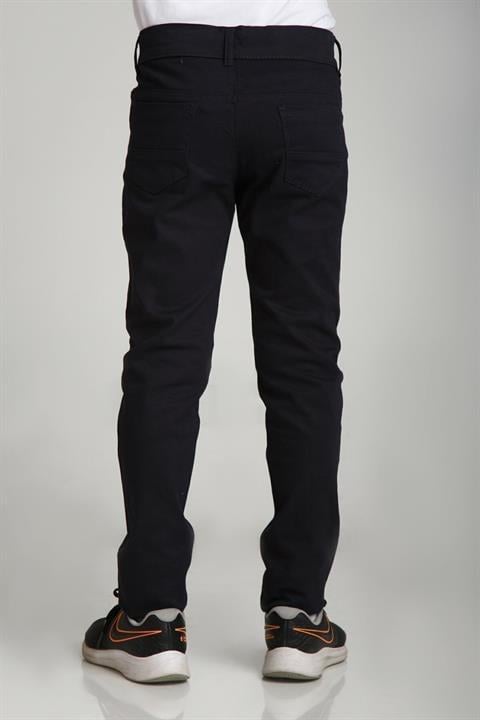 Spor Model Bej Likralı Canvas Okul Pantolon (Gizli Bel Lastikli)