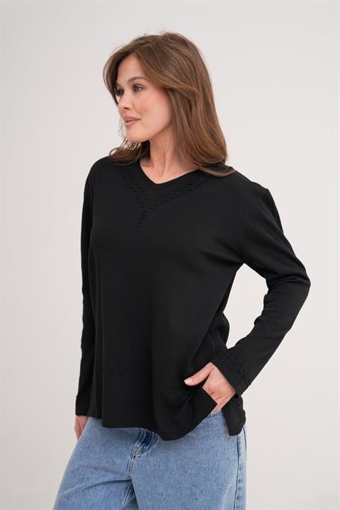 Triko Anne bluz Mevsimlik