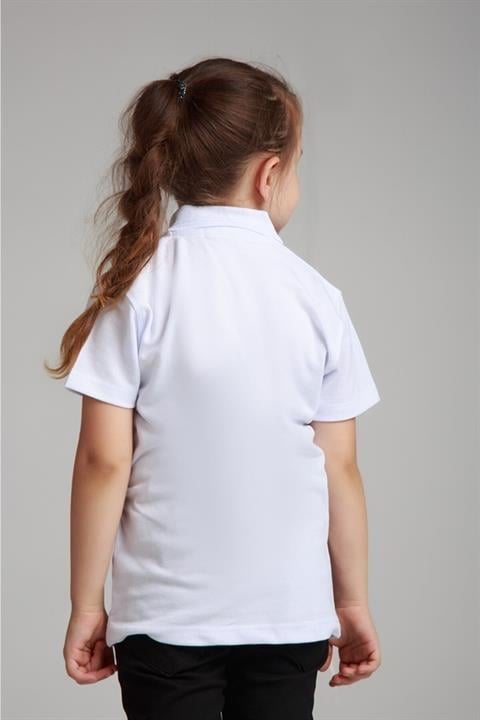Unısex Çocuk Polo Yaka Kısa Kol Okul T-shirt
