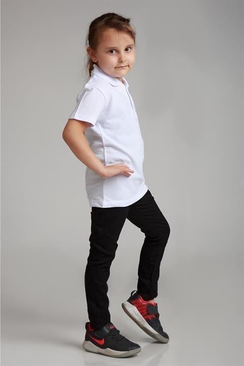 Unısex Çocuk Polo Yaka Kısa Kol Okul T-shirt