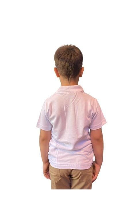 Unısex Çocuk Polo Yaka Kısa Kol Okul T-shirt