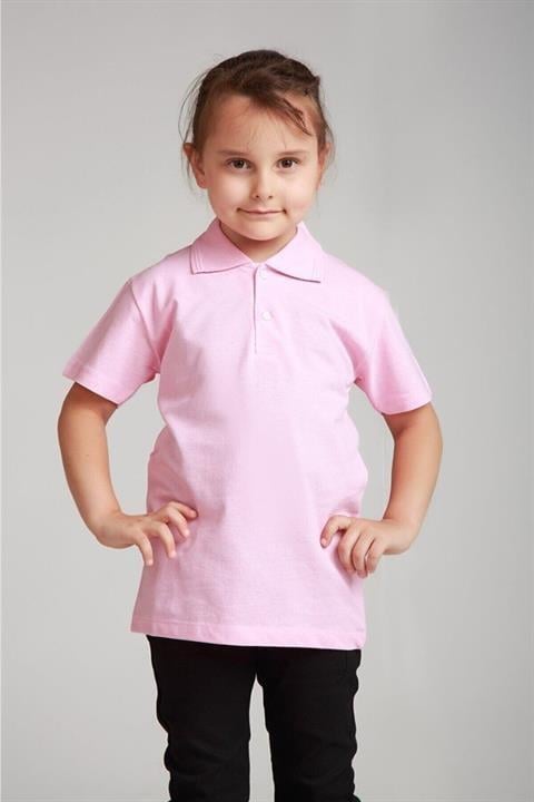 Unısex Çocuk Polo Yaka Kısa Kol Okul T-shirt