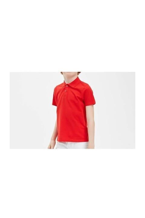 Unisex Çocuk Polo Yaka Yarım Kollu T-shirt