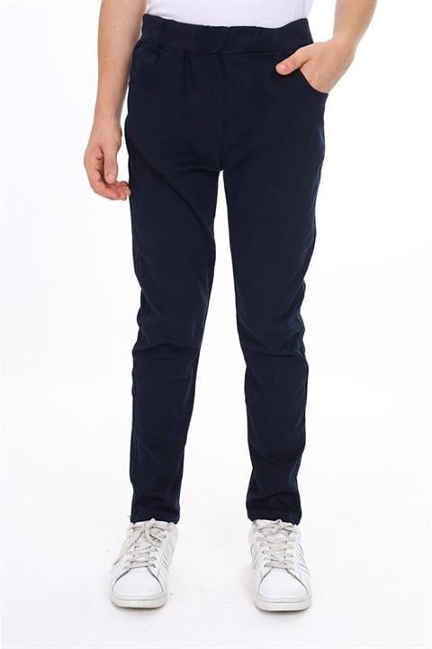 Unisex FÜME Canvas Beli Lastikli KARGO CEPLİ Okul Pantolonu
