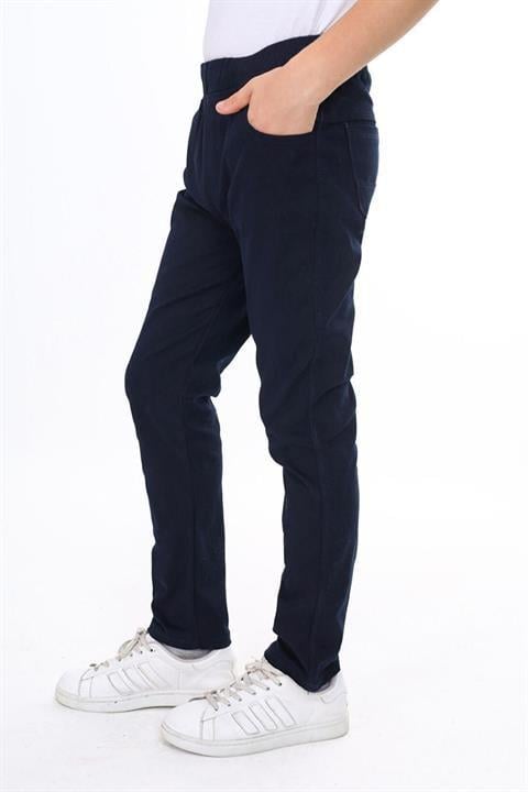 Unisex FÜME Canvas Beli Lastikli KARGO CEPLİ Okul Pantolonu