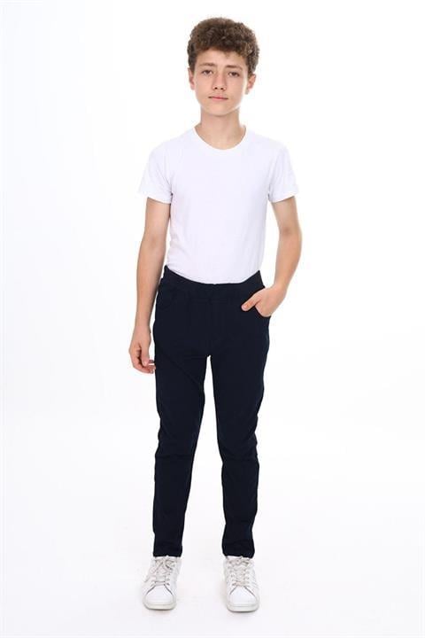 Unisex FÜME Canvas Beli Lastikli KARGO CEPLİ Okul Pantolonu