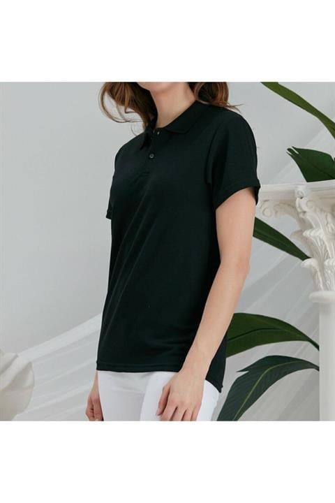 Unısex Polo Yaka Kısa Kol T-shırt