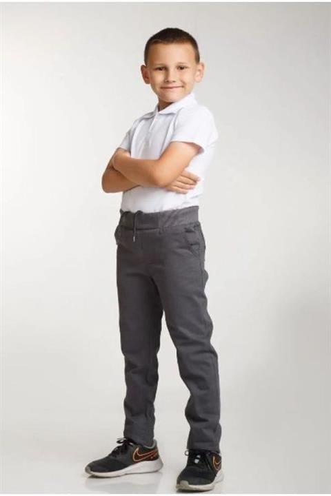 Unisex Ribana Bel Kanvas Rahat Kalıp Okul Pantolon (BİR BEDEN BÜYÜK TERCİH EDİLEBİLİR.)