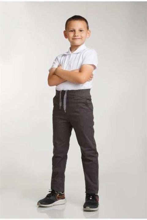 Unisex Ribana Bel Kanvas Rahat Kalıp Okul Pantolon (BİR BEDEN BÜYÜK TERCİH EDİLEBİLİR.)
