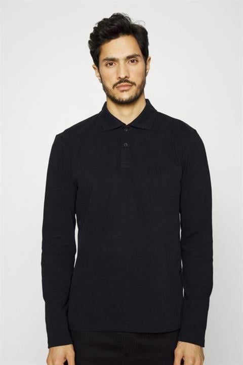 Unisex Uzun Kollu Polo Yaka T-shirt