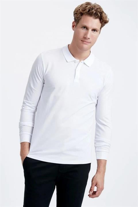 Unisex Uzun Kollu Polo Yaka T-shirt