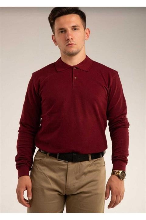 Unisex Uzun Kollu Polo Yaka T-shirt
