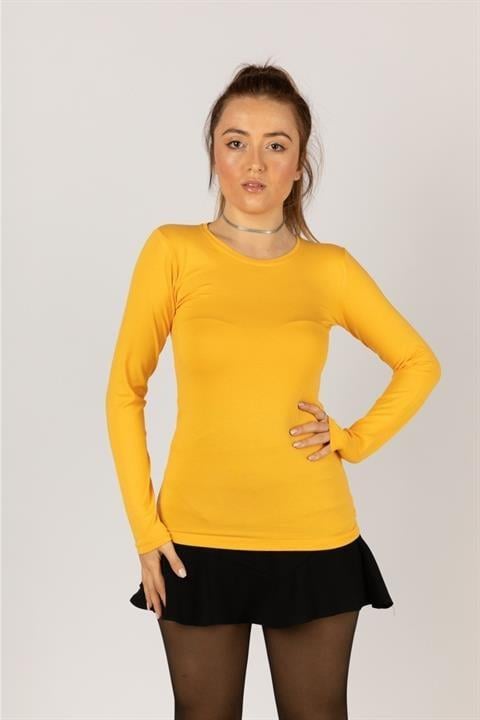 Uzun Kollu Likralı Penye Body
