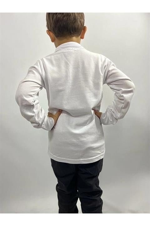 UZUN KOLLU POLO YAKA ÇOCUK TSHİRT
