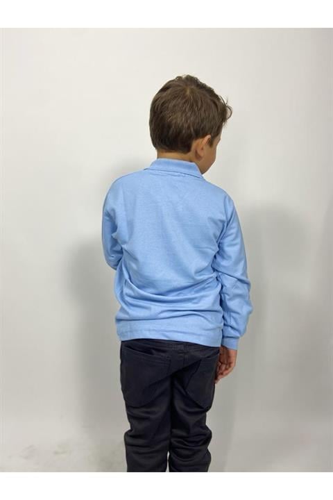 Uzun Kollu Polo Yaka Okul Tshirt