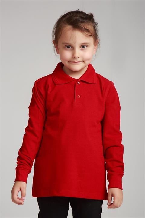 Uzun Kollu Polo Yaka Okul Tshirt