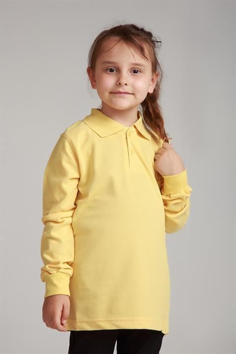 Uzun Kollu Polo Yaka Okul Tshirt