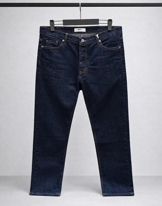 Lacivert Baggy Fit Jean