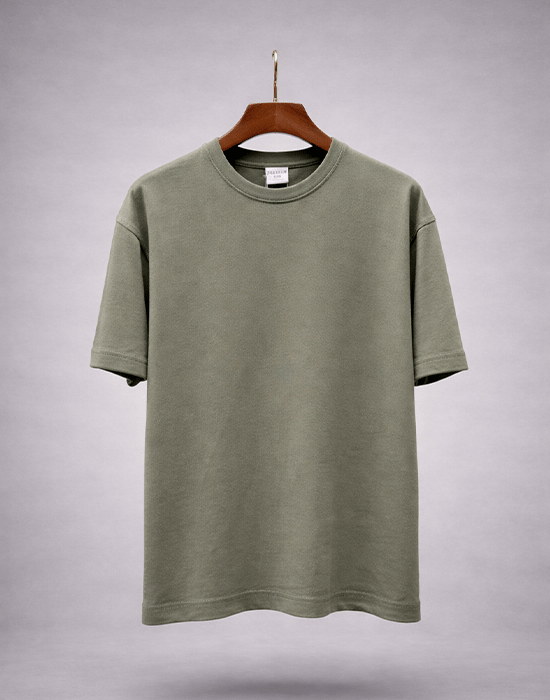 Yeşil Basic T-shirt