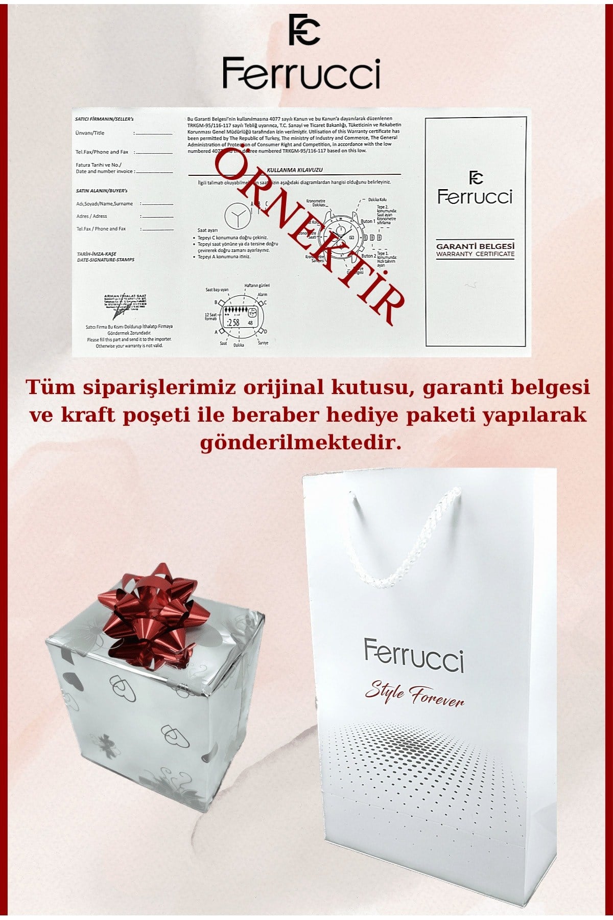 Function Çelik Kordon Siyah Renk Erkek Kol Saati 3 Atm Su Geçirmez