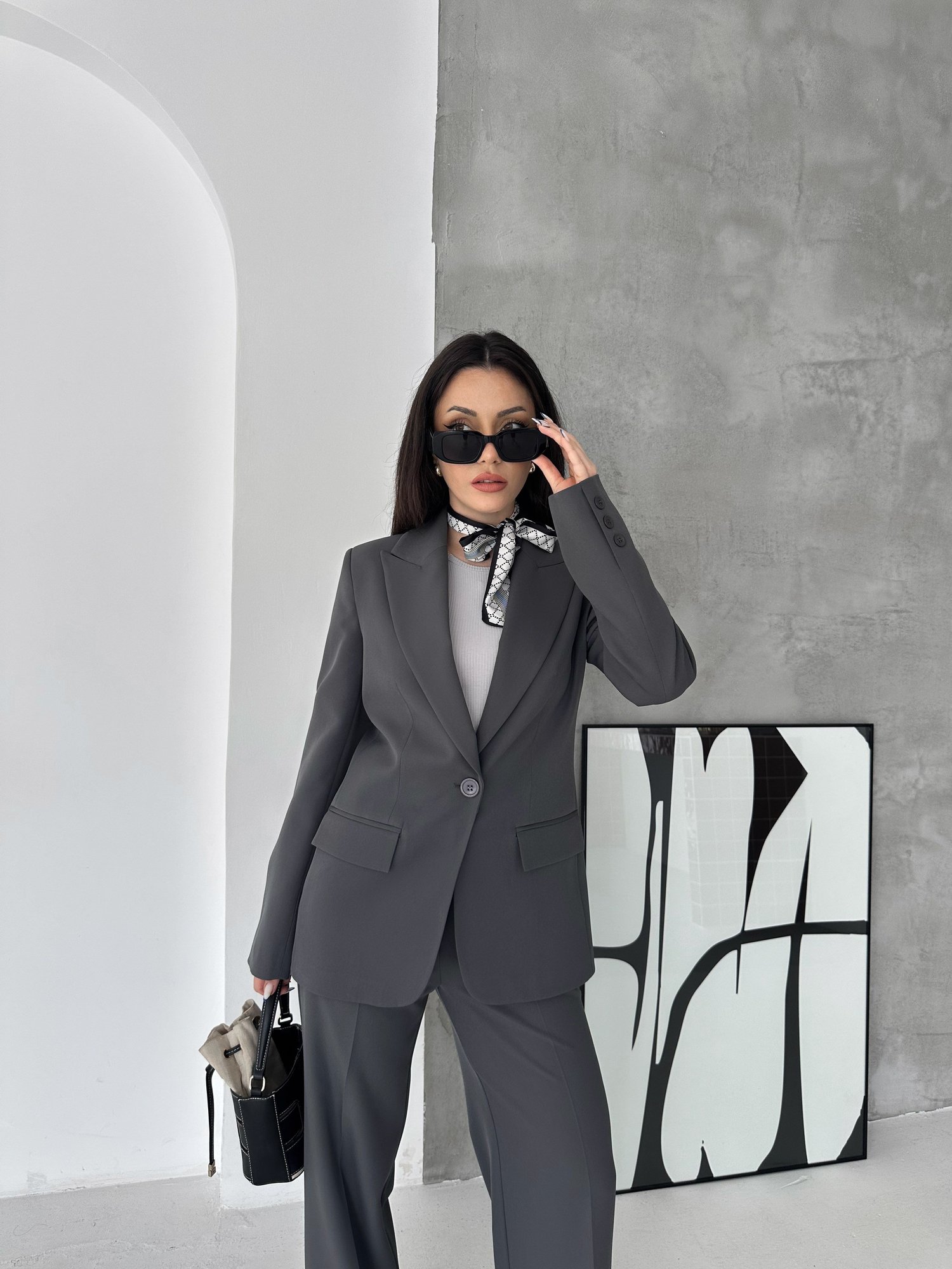 Blazer Suit, Single Button Jacket and Trousers